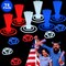 Fourth of July Memorial Day Accessories for Kids, 72 PCS Red White Blue Glow Sticks Party Favors Supplies, Patriotic Treat Goodie Gift Bag Stuffers, Light Up Party Toys Stuff Decor for 4th of July